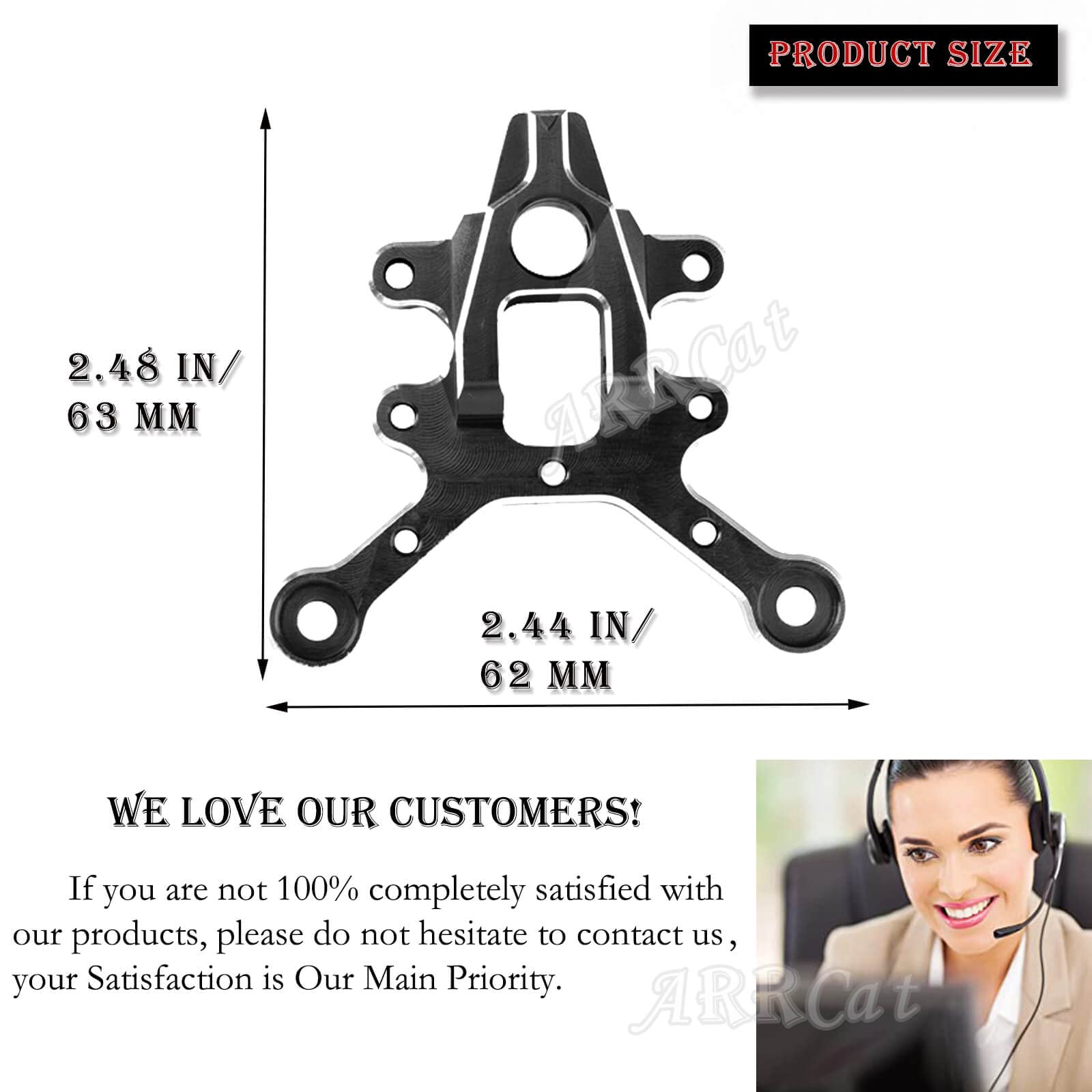 ABS Motore Supporto Per Jumbo 56mm Castello 2028 1100kv Arrma Kraton - Foto 3