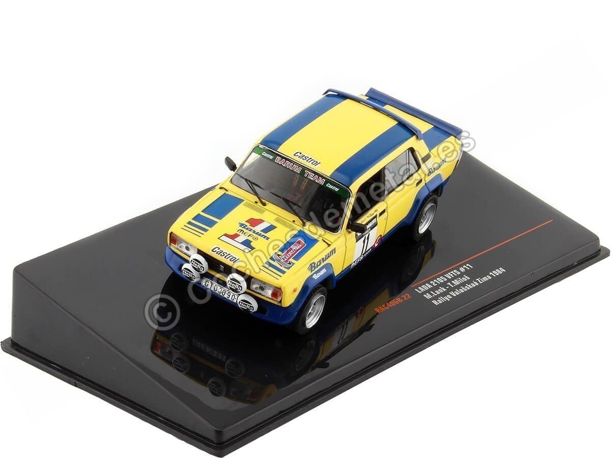 Ixo Model per LADA 2105 VFTS N.11 VALASSKAA ZIMA RALLY 1984 LANK/MILOS 1:43 Auto Rally - Die Cast - Modellismo