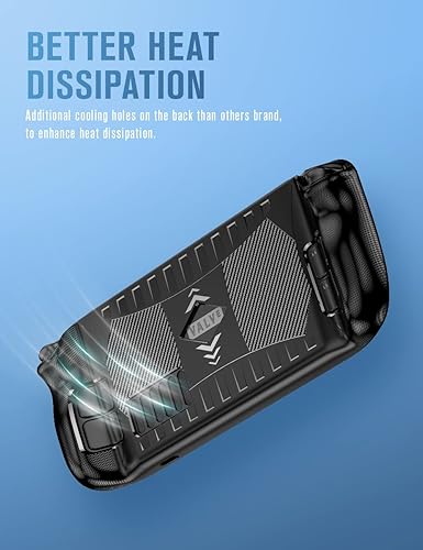 Miniatura 8 de TOPVELO - Funda protectora para cubierta de vapor con 2 protectores de pantalla funda protectora de poliuretano termoplástico con diseño