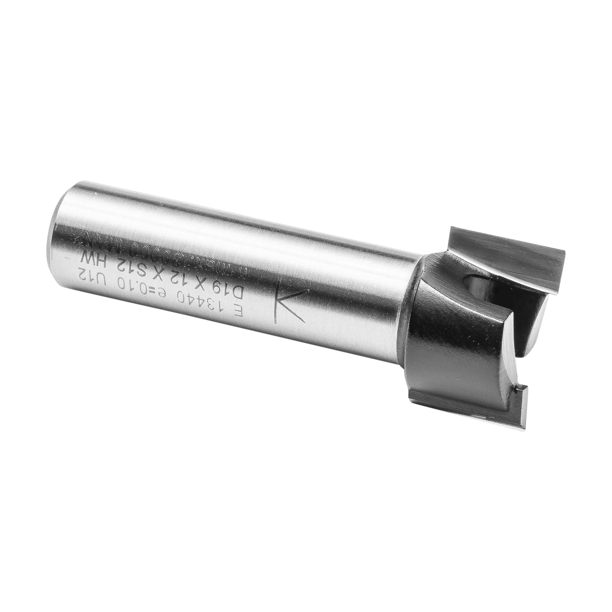 ENT 10540 Fresa per incastri carburo, gambo (S) 12 mm, diametro