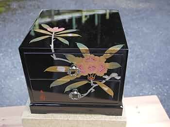 会津塗り 金箔  三ツ引きタンス 会津塗り 金箔 三ツ引きタンス 新品！ 会津塗り 金箔 三ツ引きタンス