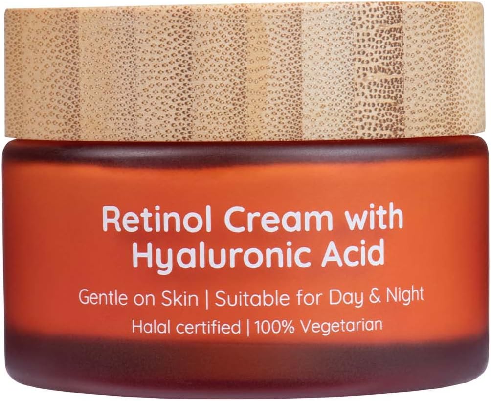 Organix Retinol Cream. Reduces Fine Lines & Wrinkles, Firms & Lifts Your Skin, Halal & Vegan - 50g
