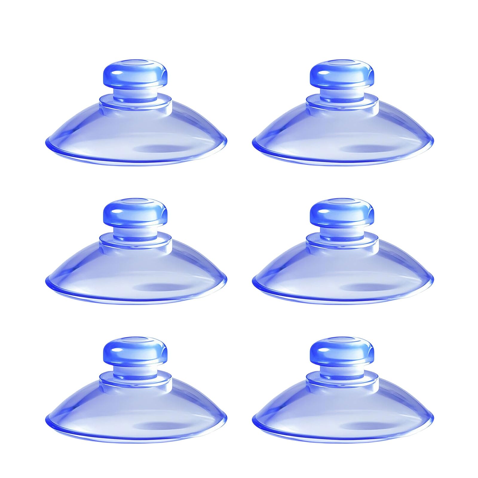 Zxfdsfdbnm 2.5Cm 100Pcs Strong Adhesive Pvc Suction Cup Clear Mushroom Shape Sponge Holder For Hanging Home Items Clear Pvc Window Cup