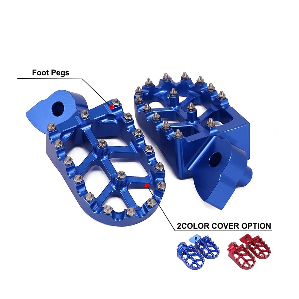 AnXin CNC MX, pedane poggiapiedi per Yamaha YZ65, YZ85, YZ125/250, YZ250F, YZ426F, YZ450F, YZ125X, YZ250X, YZ250FX, YZ450FX, WR250F, WR400F, WR426F, WR450F, WR450F