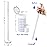 Topo Bear Disposable Toilet Bowl Brush with 40 Toilet Wand Refills, Toilet Bowl Cleaner Wands, Toilet Cleaning System Starter Kit