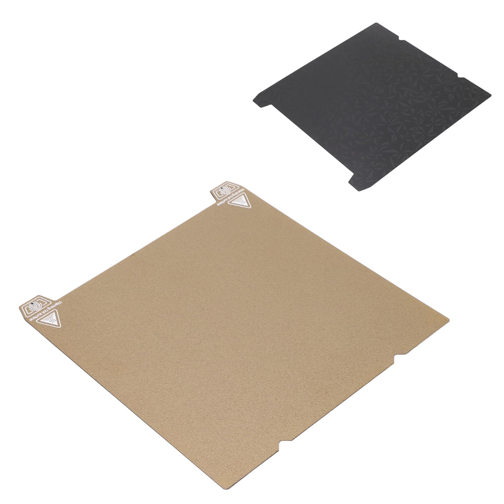 Bewinner Upgraded Textured PEI & Smooth PEO Flexible Heated Bed 235x235mm, Double Sided PEO + PEI Heated Spring Steel Build Plate for Ender 3/ K1/