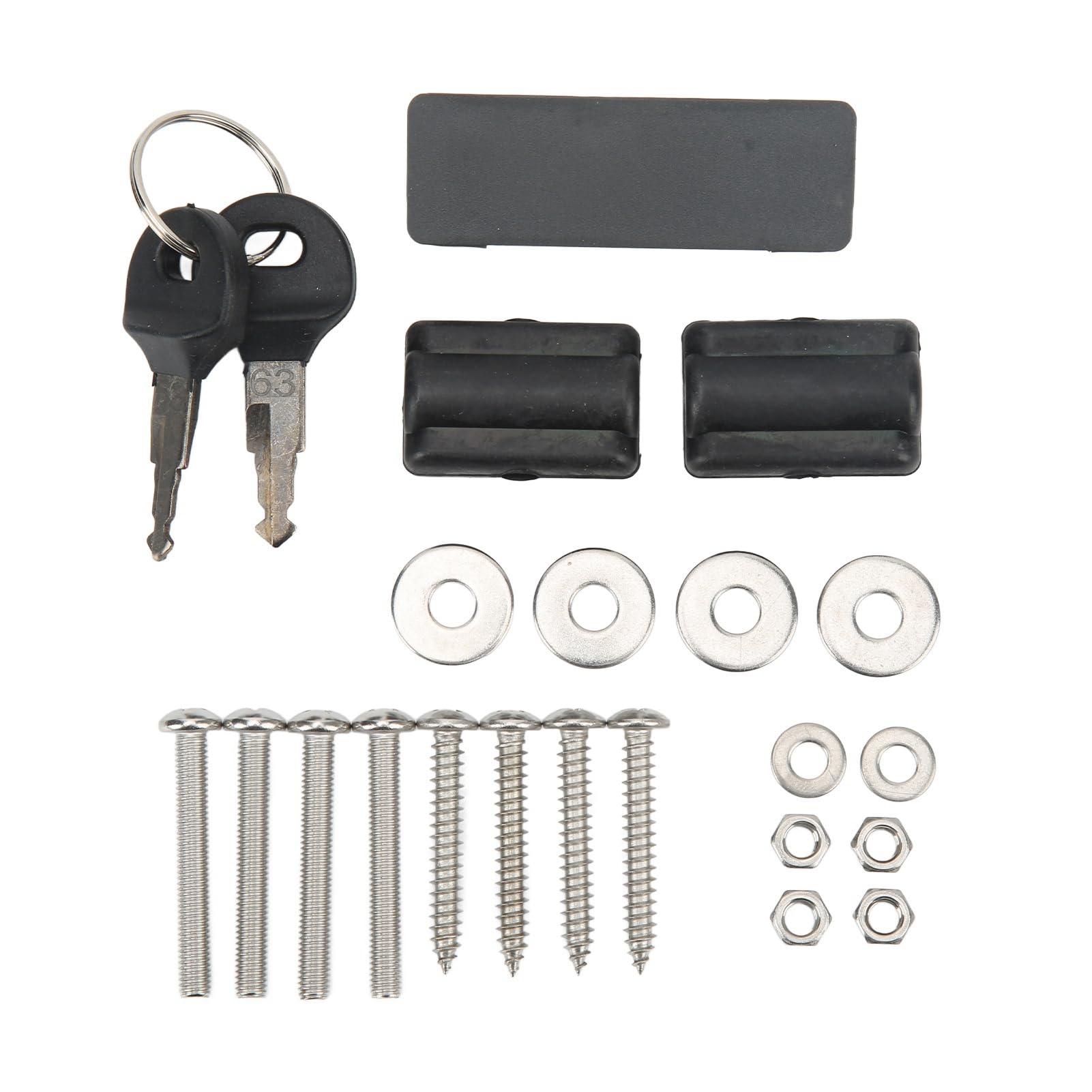 Aramox Boîte de Télécommande de Moteur Hors-bord en Acier Inoxydable ABS, avec Inclinaison de Garniture électrique, Friction de Ralenti Rapide pour Hors-bord