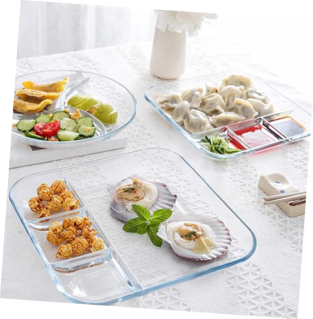 1pc Dumpling Storage Plate Sushi Dish Dishes Heat-resistant Plate for Family