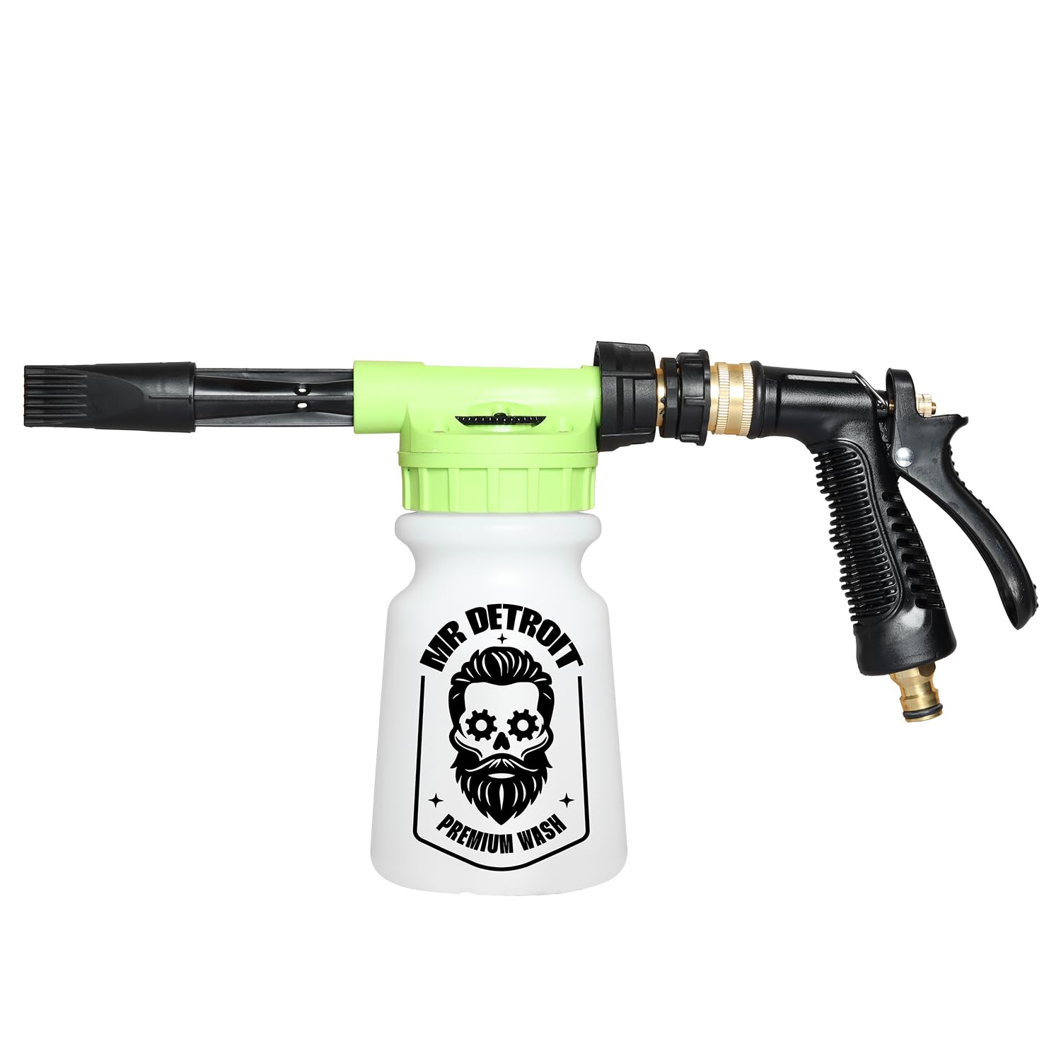 Mr. Detroit - Car Wash Foam Blaster Water Gun for Cars Trucks Boats Garden Home Use & More, Scratch Free Cleaning, Foam Cannon Car Sprayer - 1 pc Set