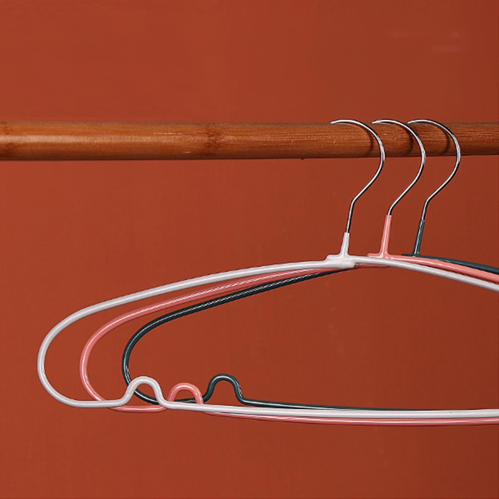 10 Stück tragbare Kleiderbügel aus Kunststoff für empfindliche Kleidung, Kleiderschränke, Organizer, verhindert Dehnung des Stoffes, verhindert Verformung der Kleidung