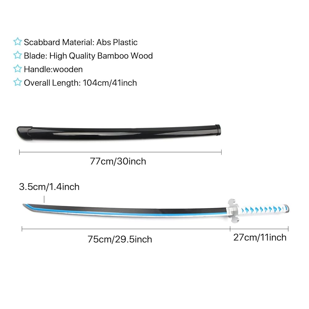 Amazon.co.jp: ZVUJVJWS(売店) 炭治郎剣 41 インチ剣木製