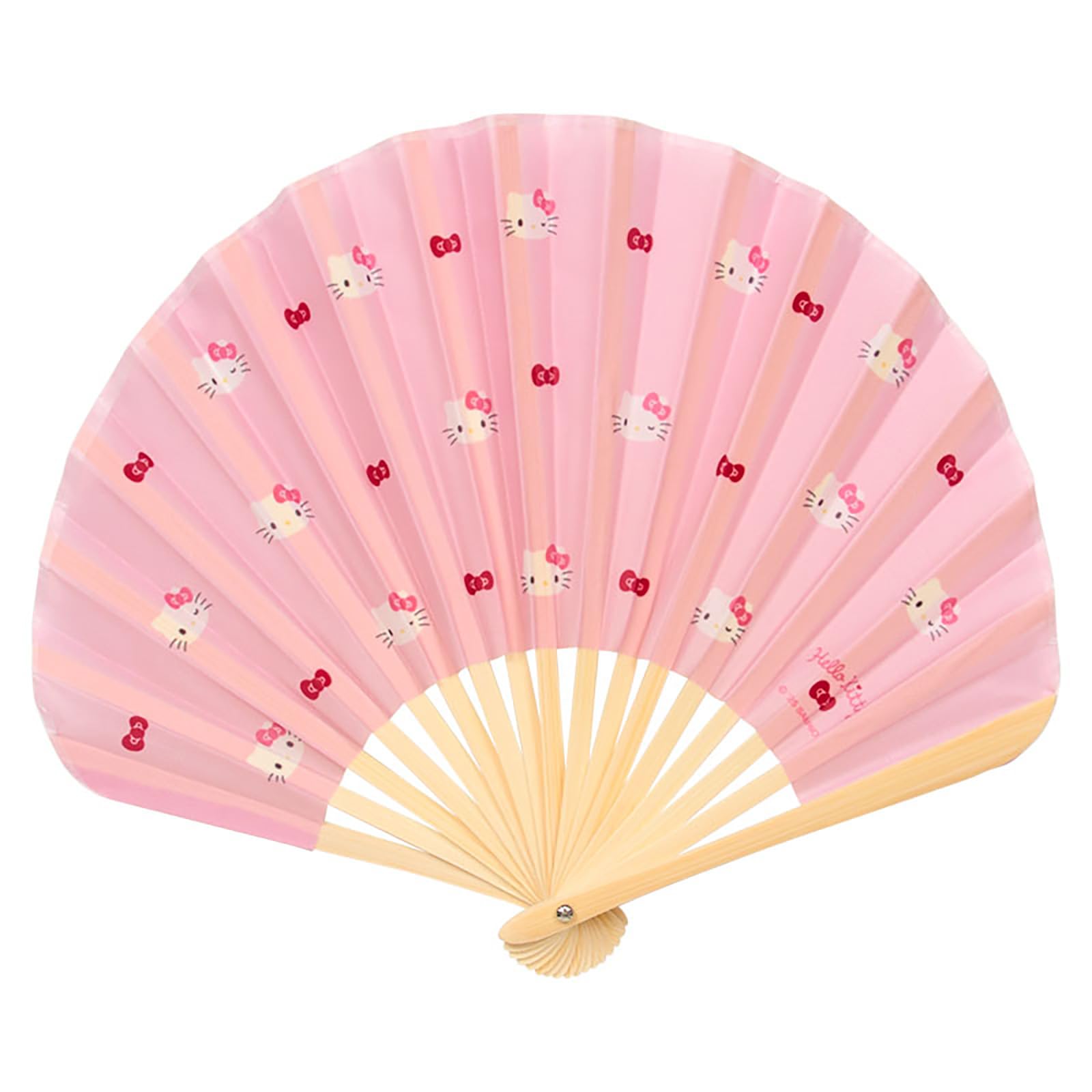 Hello Kitty ハローキティ LADUREE ラデュレ 扇子 Hello Kitty ハローキティ LADUREE ラデュレ 扇子 Tea party with
