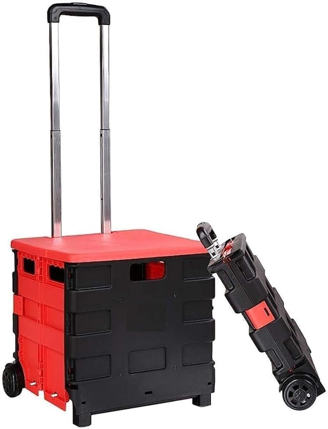 Puri Pro Trolley Folding Platform Heavy Duty Soundless Wheels Strong Durable Push Cart 35 kg Multi-functional (Model#3)