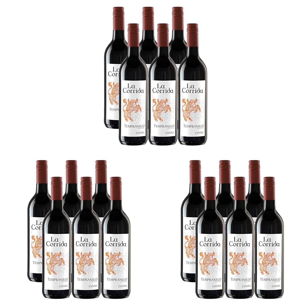La Corrida Tempranillo rotwein (6 x 0.75 l) (Packung mit 3)