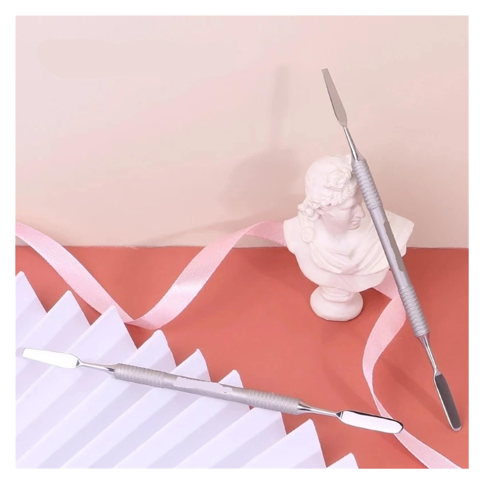 Spingi Cuticole 1 pz. Spingicuticole a doppia estremità Per Pelle Morta | Dispositivo di rimozione della pelle morta for pedicure, manicure, strumento for la cura della pulizia delle unghie