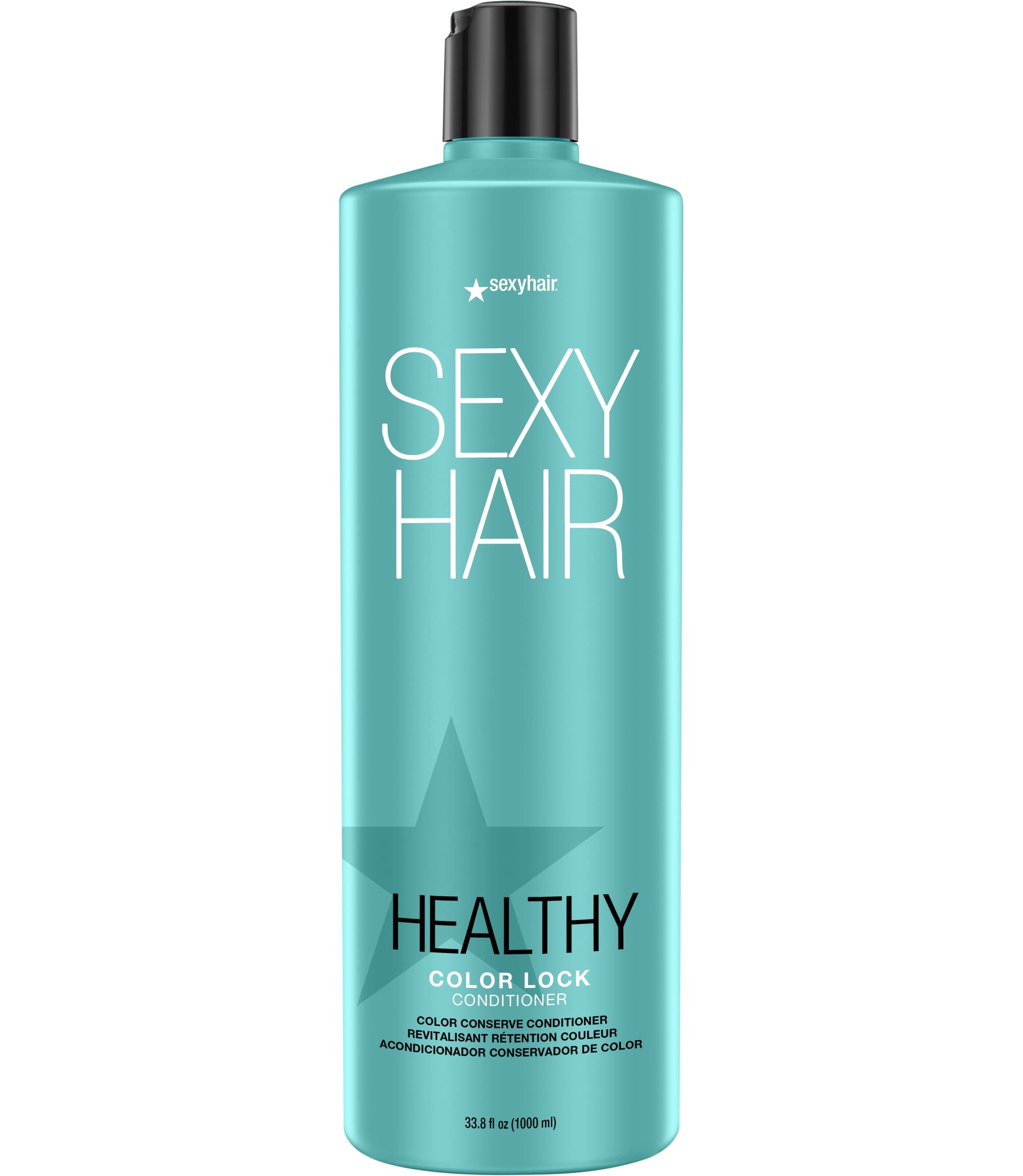 sexy hair Healthy Color Lock Color Conserve Conditioner, 33.8 Oz | Color Safe | SLS and SLES Sulfate Free | All Types