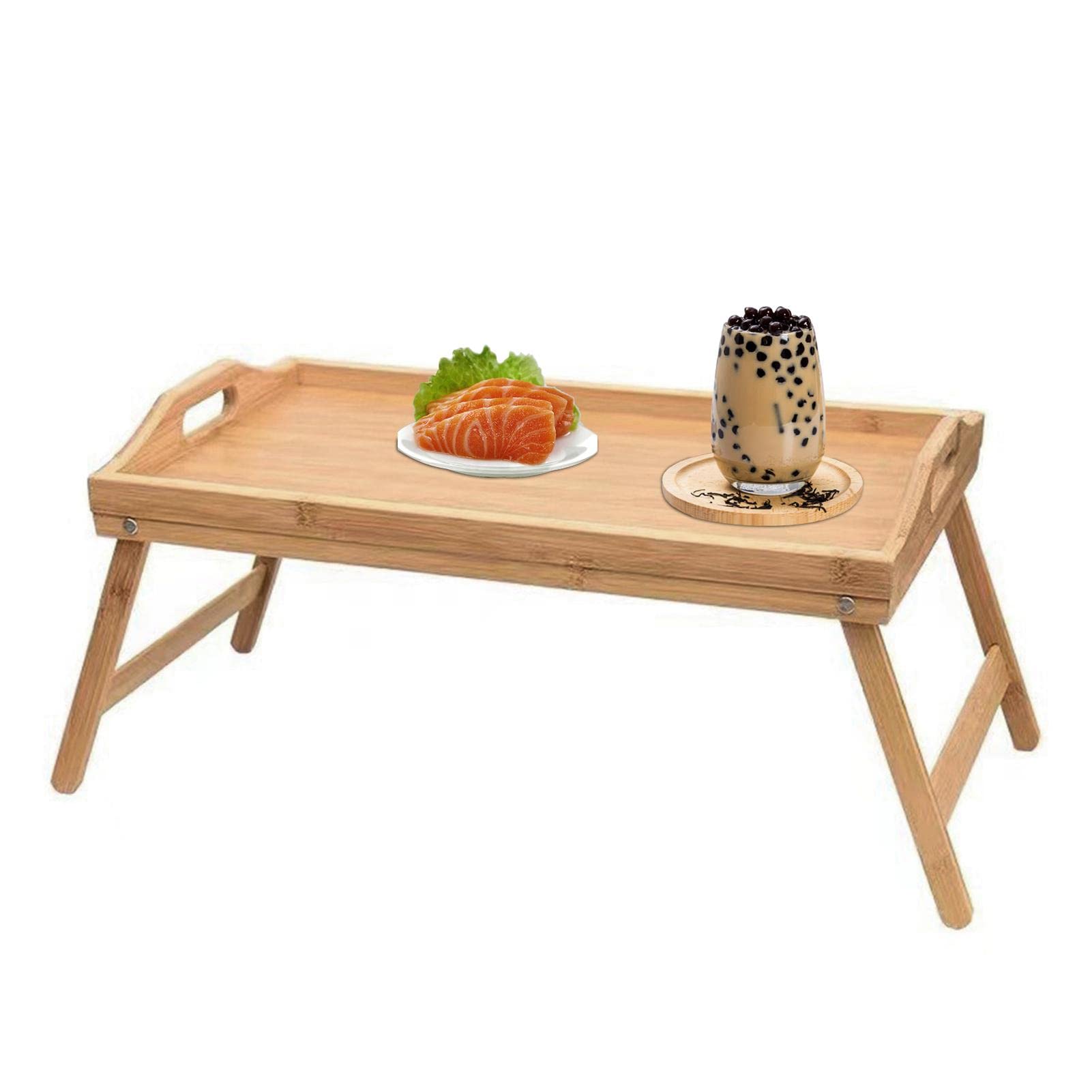 Amazon.co.jp: ピクニック折りたたみ竹テーブル - 軽量屋外折りたたみ