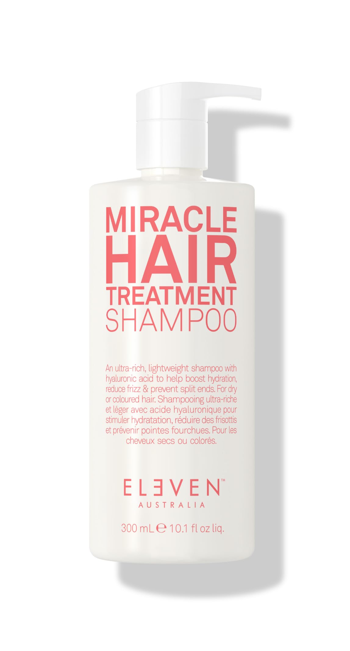 ELEVEN AUSTRALIA Miracle Hair Treatment Shampoo für Damen & Herren – feuchtigkeitsspendend, sulfatfrei, für alle Haartypen, reduziert Frizz, beugt Spliss vor - 300 ml