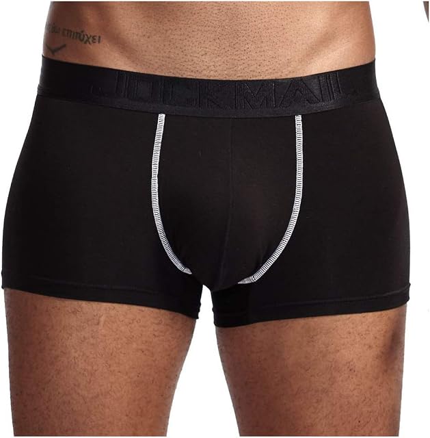 JOCKMAIL Mens Boxer Shorts Modal Soft Mens Underwear Micro Separate Pouches Dual Pouch Trunks with Fly Therapy Health Care Trunks Boxer Briefs