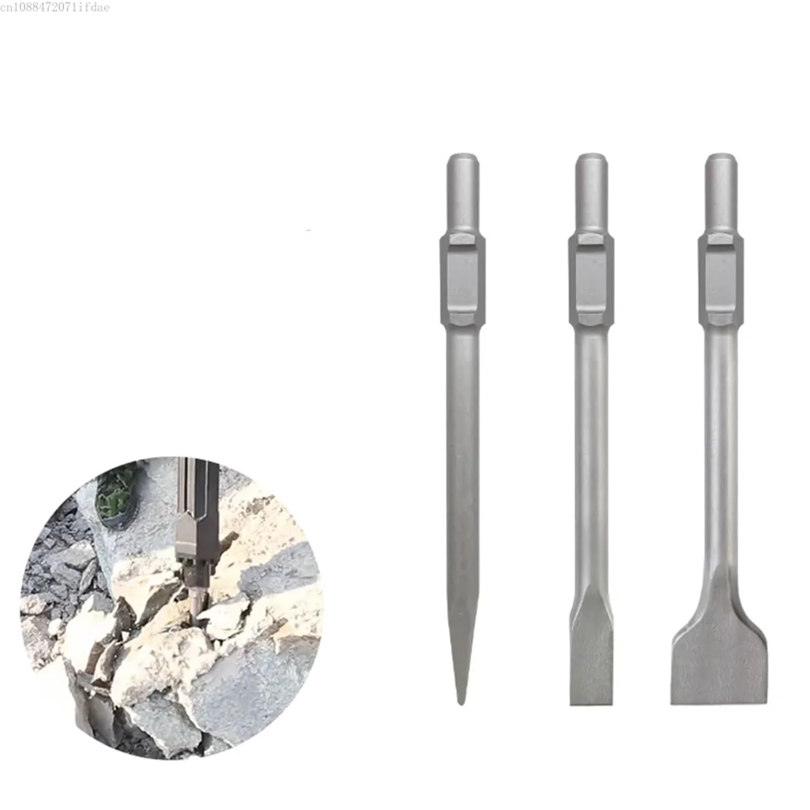 Pala para Asfalto 1 máquina for excavar árboles, Cabezal Excavadora de Pala Gas con Pico Roto, for, cincel for Plantar(Wide Pickaxe)