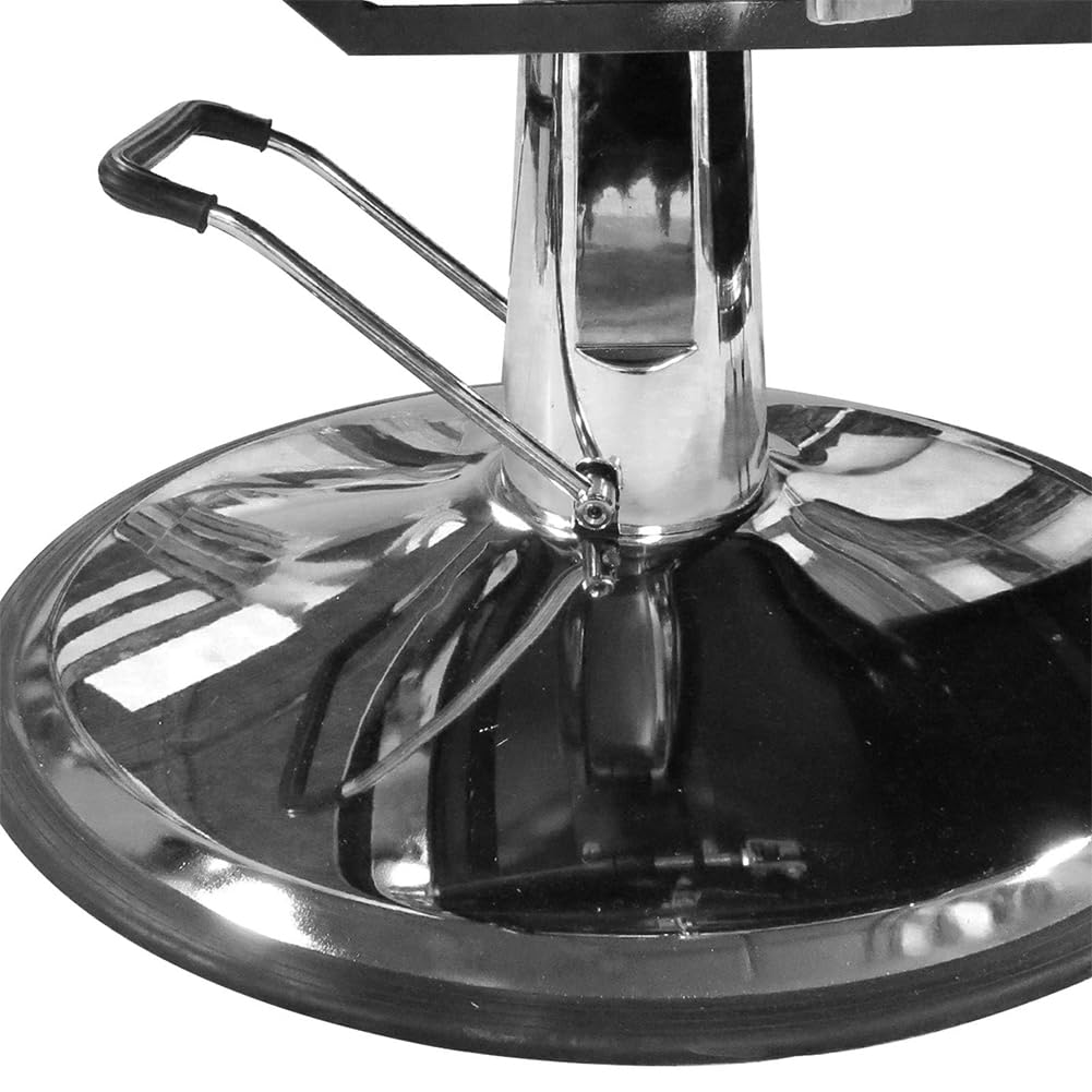 Silla de peluquería, Silla de barbería hidráulica reclinable para peluquería y estética, Ideal para Salones de Belleza.