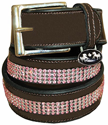 Equine Couture Bling Leather Belt - Regular Leather