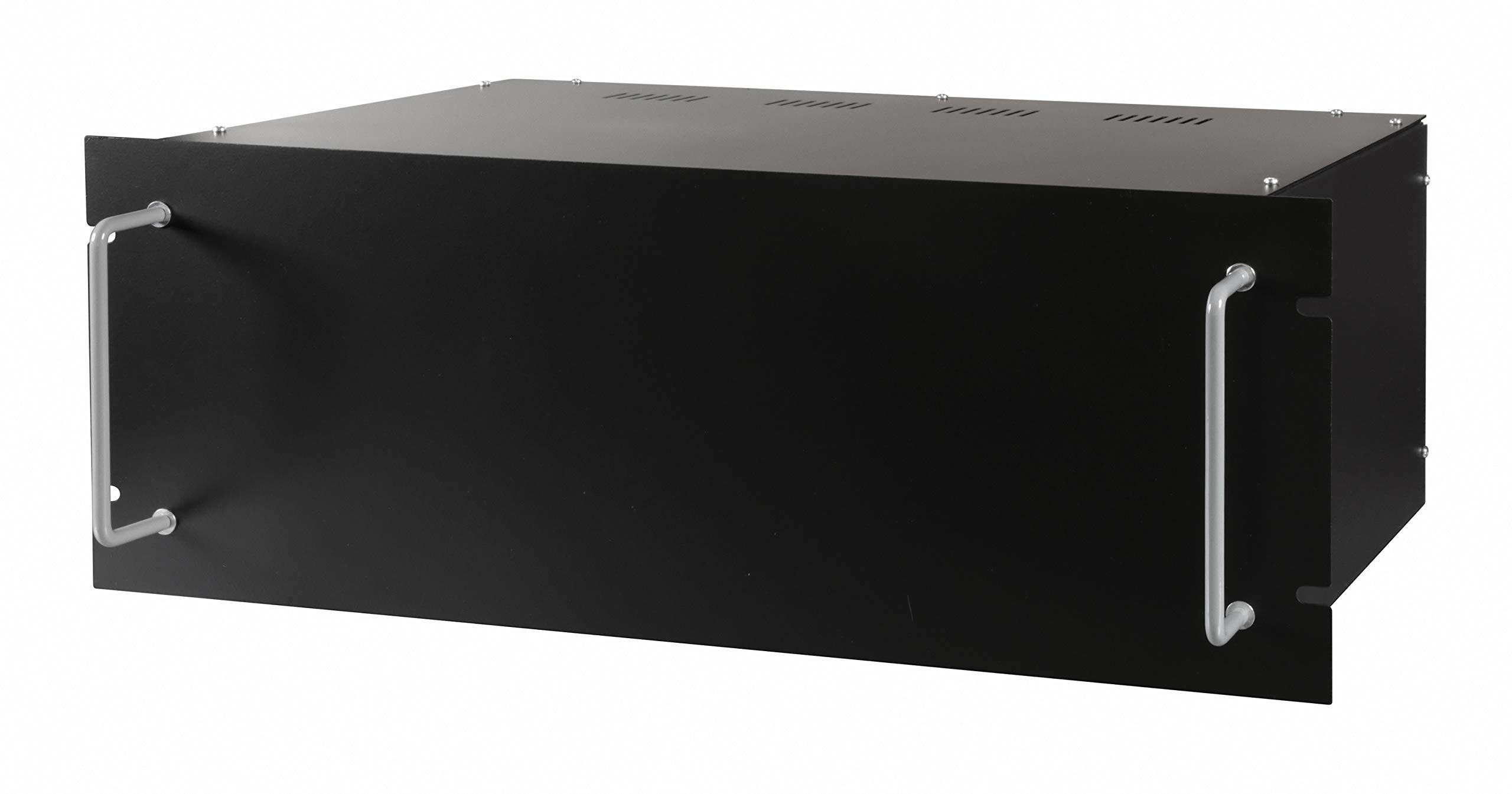 Blanko 480 mm (19") Contenitore vuoto rack 4U, Kit di montaggio, Nero