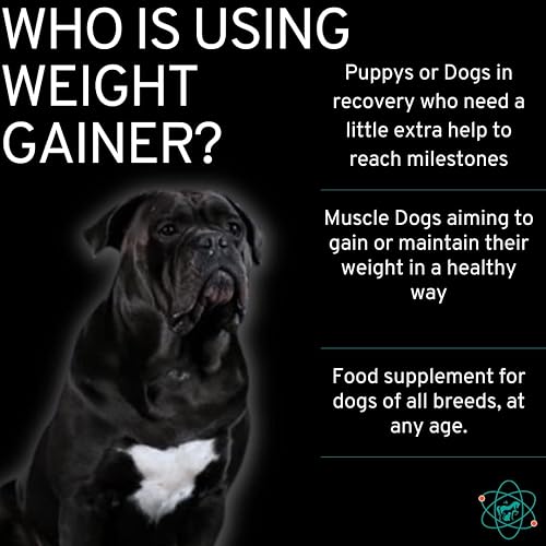 Miniatura 4 de Aproximadamente 45 porciones de ganador de peso para perros, suplementos de aumento de peso para perros, constructor de músculos caninos y perros,