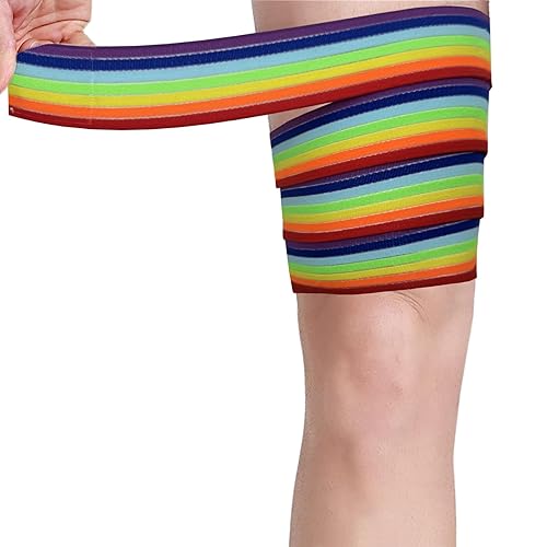 Miniatura 6 de Manga de compresión de soporte para muslos para mujeres y hombres, soporte de compresión de pierna inferior para dolor de muslo, protector de férula