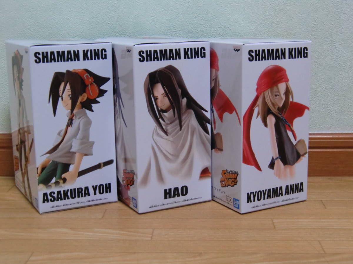 シャーマンキング　麻倉葉　恐山アンナ シャーマンキング B5サイズ下敷き A：麻倉葉&恐山アンナ (キャラクター