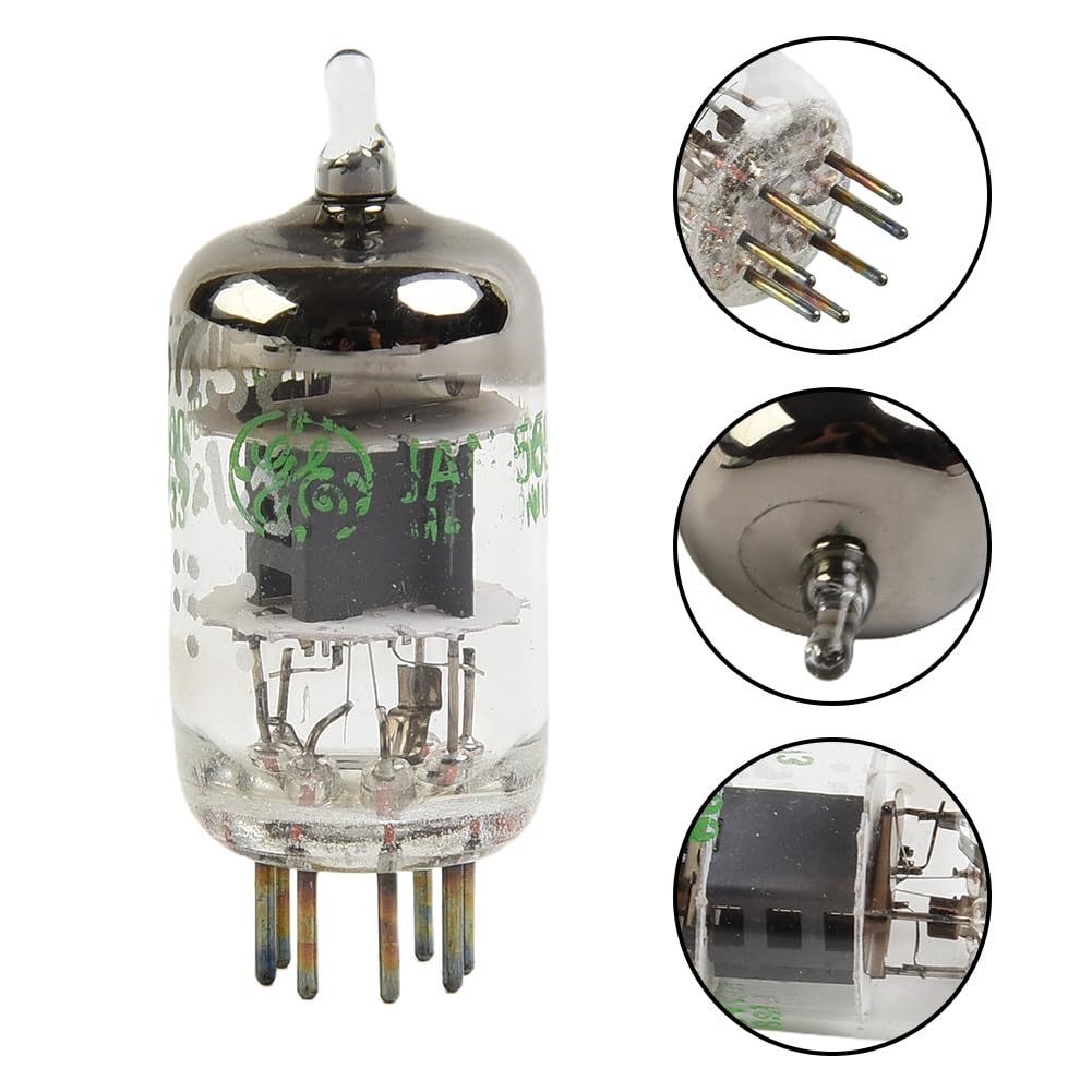 ZYWUOY Lot de 2 tubes sous vide à 7 broches pour GE JAN 5654 W pour tubes à vide 6AK5/6J1/6GB/01/EF95/6J1P