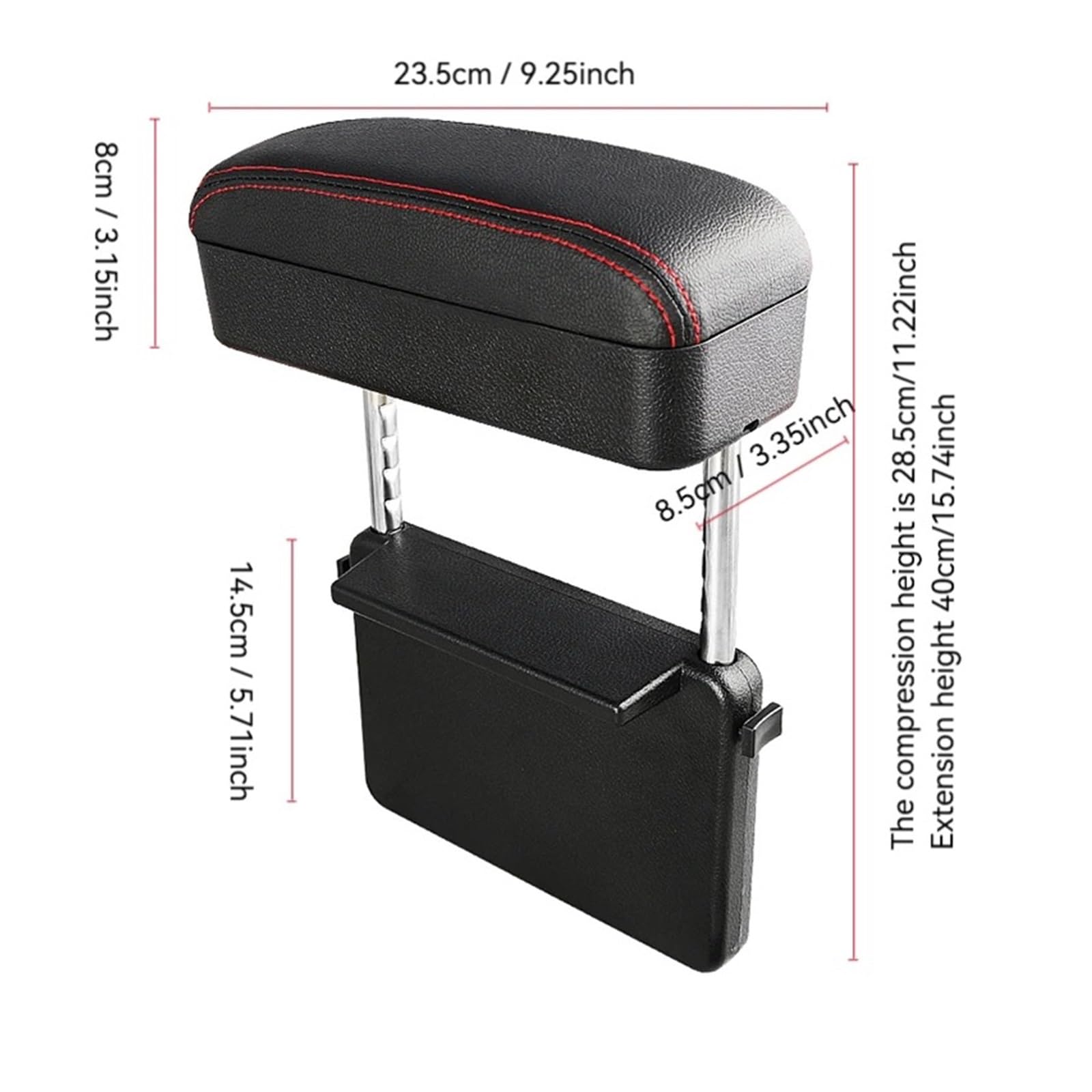 Box Bracciolo Per Auto Comfort Drive Supporto Per Gomito Regolabile