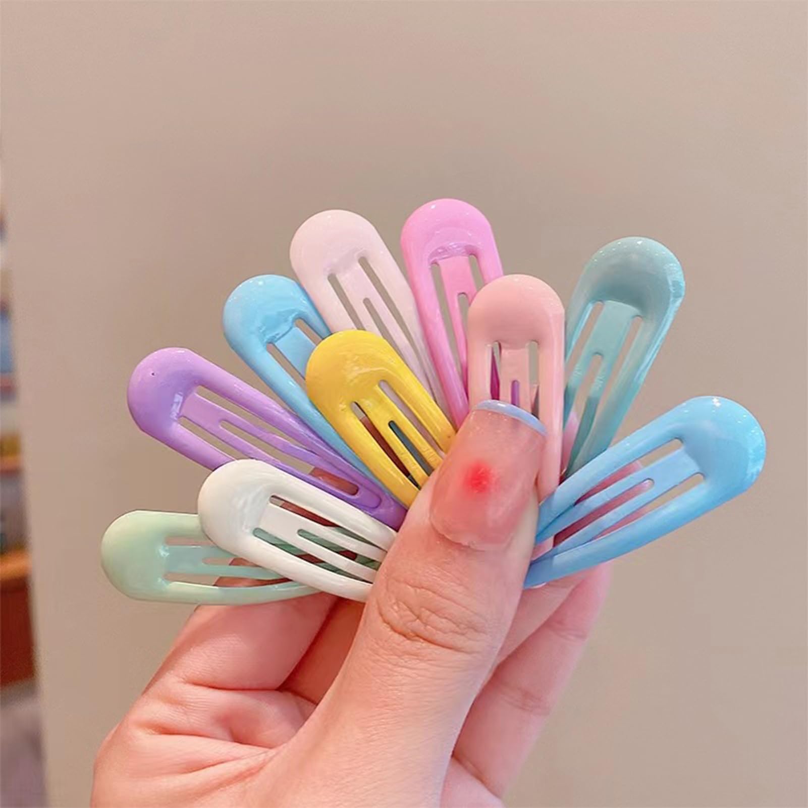 Hair Clips for Girls 30/80pcs Snap Hair Clips Kids Barrettes Girls Hairs Accessories for Baby Kids Non-Slip Metal Colorful Hairs Clip Barrettes Accessories for Toddler Babies (30PCs) - Image 4