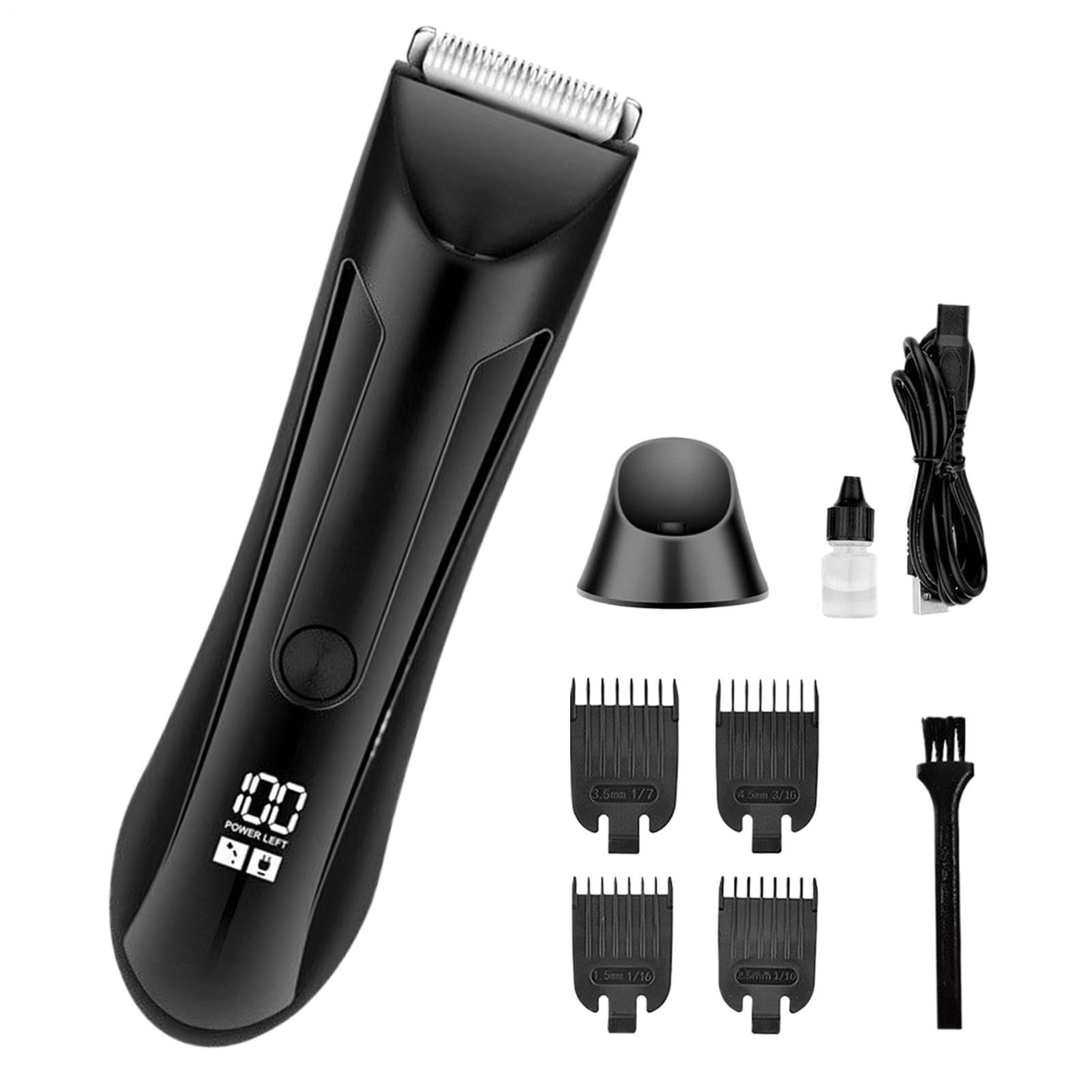 Tagliabarba Rasoio Ricaricabile Rasatura Cura Baffi Naso | Tagliatore Impermeabile Per Peli Pubici Barba, Baffi, Naso, Viso, Rasatura, Toelettatura, Marito, Padre
