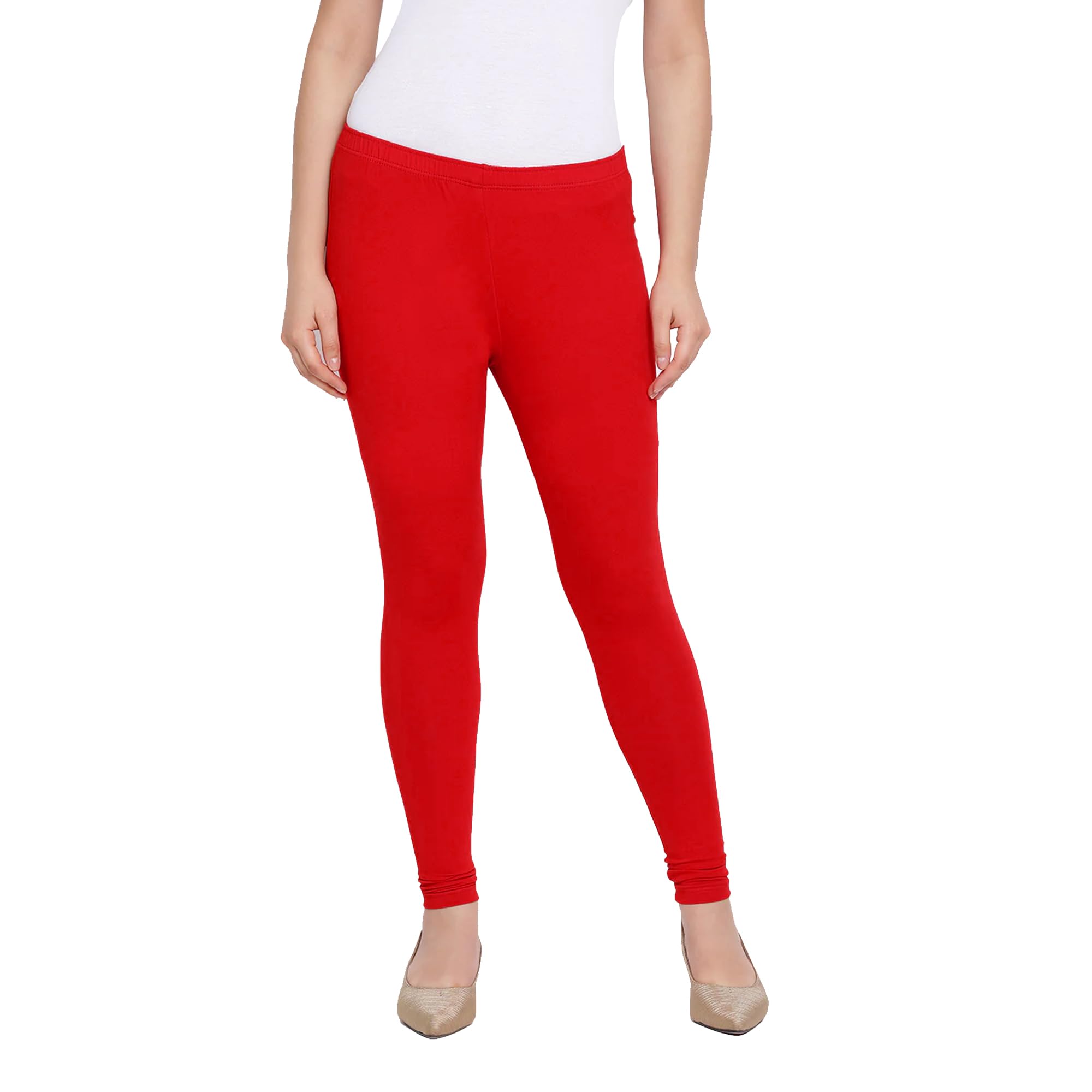 lux lyra LYRA Women's Red Churidar Leggings-picture-35
