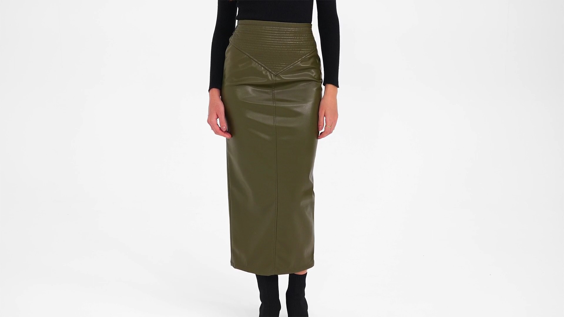 PRETTYGARDEN Long Skirts for Women 2026 Fall Fashion Clothing Faux