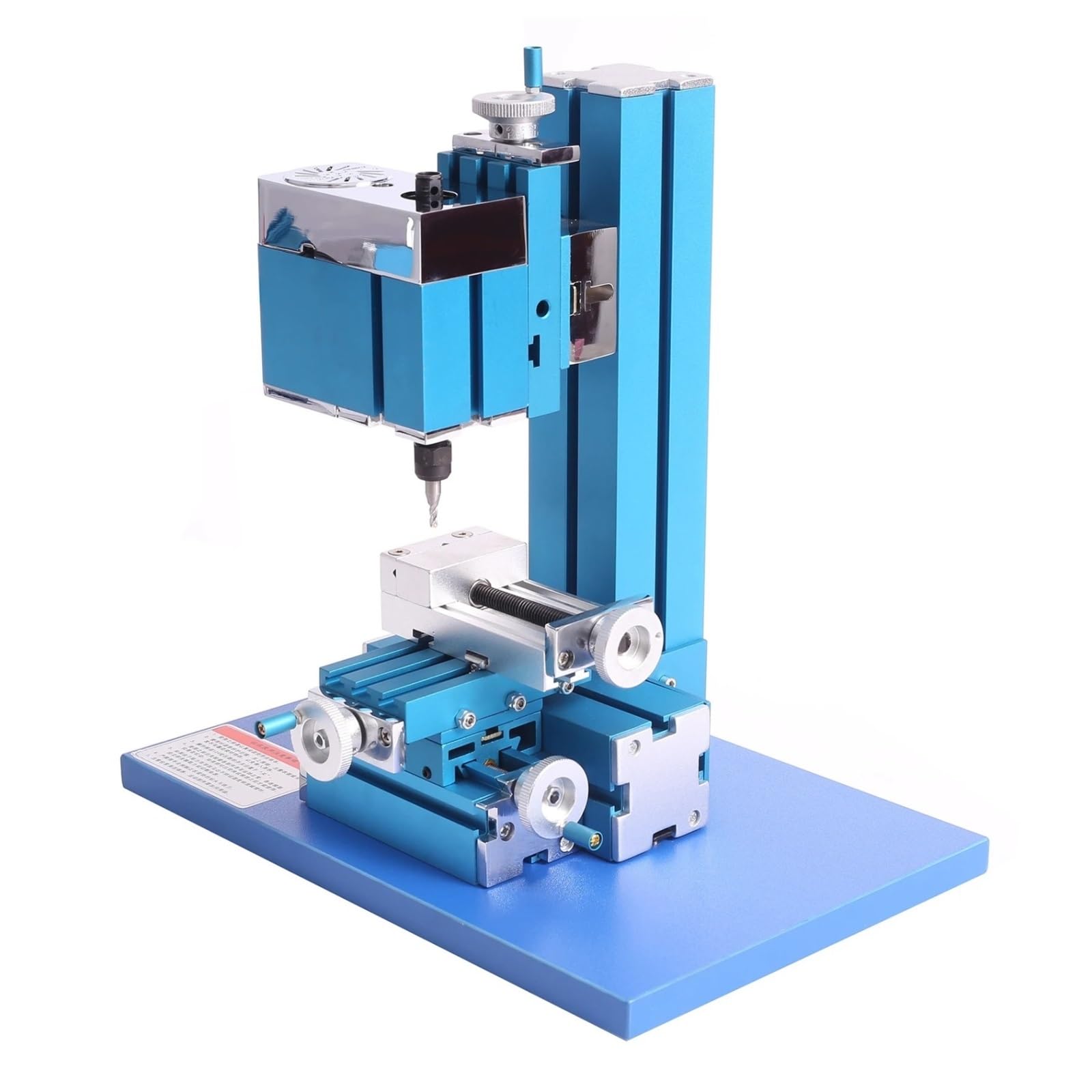 36W Mini-Metallfräsmaschine, Motorisierte Metallbearbeitung, Heimwerkerwerkzeug, Tisch-Holzbearbeitung For Hobby, Wissenschaft, Bildung, Modellbau Klein und tragbar
