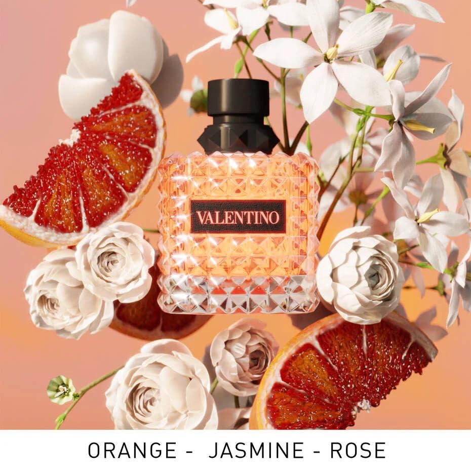 Valentino Perfume Mini Gift Set for Women: Born in Roma Donna Trio Discovery Set - Includes Born in Roma Donna, Coral Fantasy, Green Stravaganza 0.2 fl oz Each