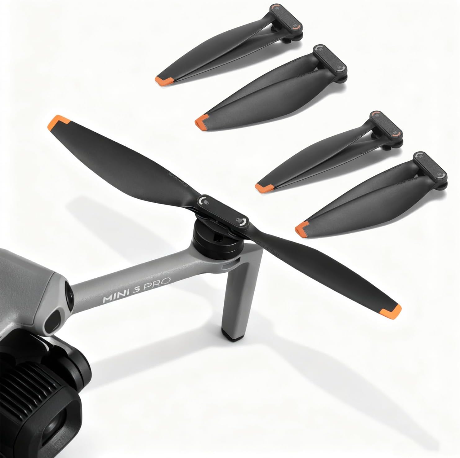 8Pcs Propellers for DJI Mini 5 Pro, Drone Replacement Plastic Propeller Blades, Lightweight and Durable Material, Low-Noise Design, Flexible Drone Accessories