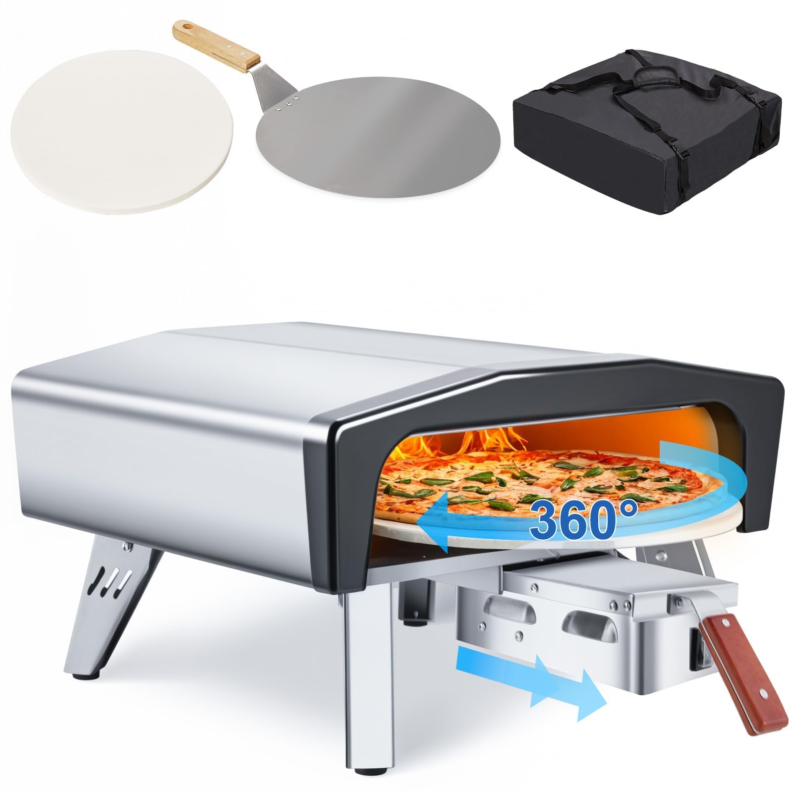 MELLCOM 20 Inch Revised Pizza Oven