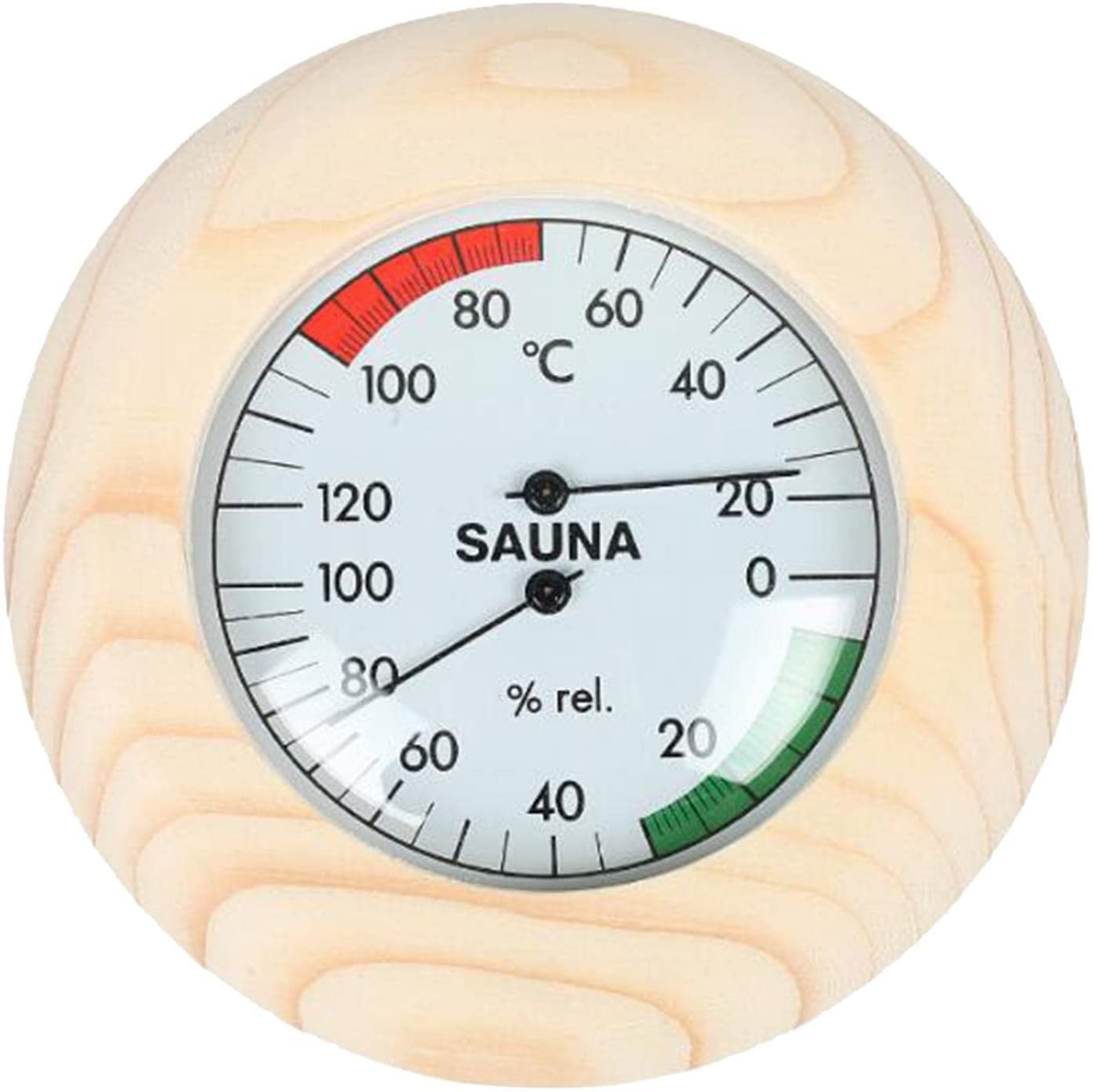 Amazon.co.jp: 木製サウナ温湿度記録計温度湿度計、サウナルーム湿度と