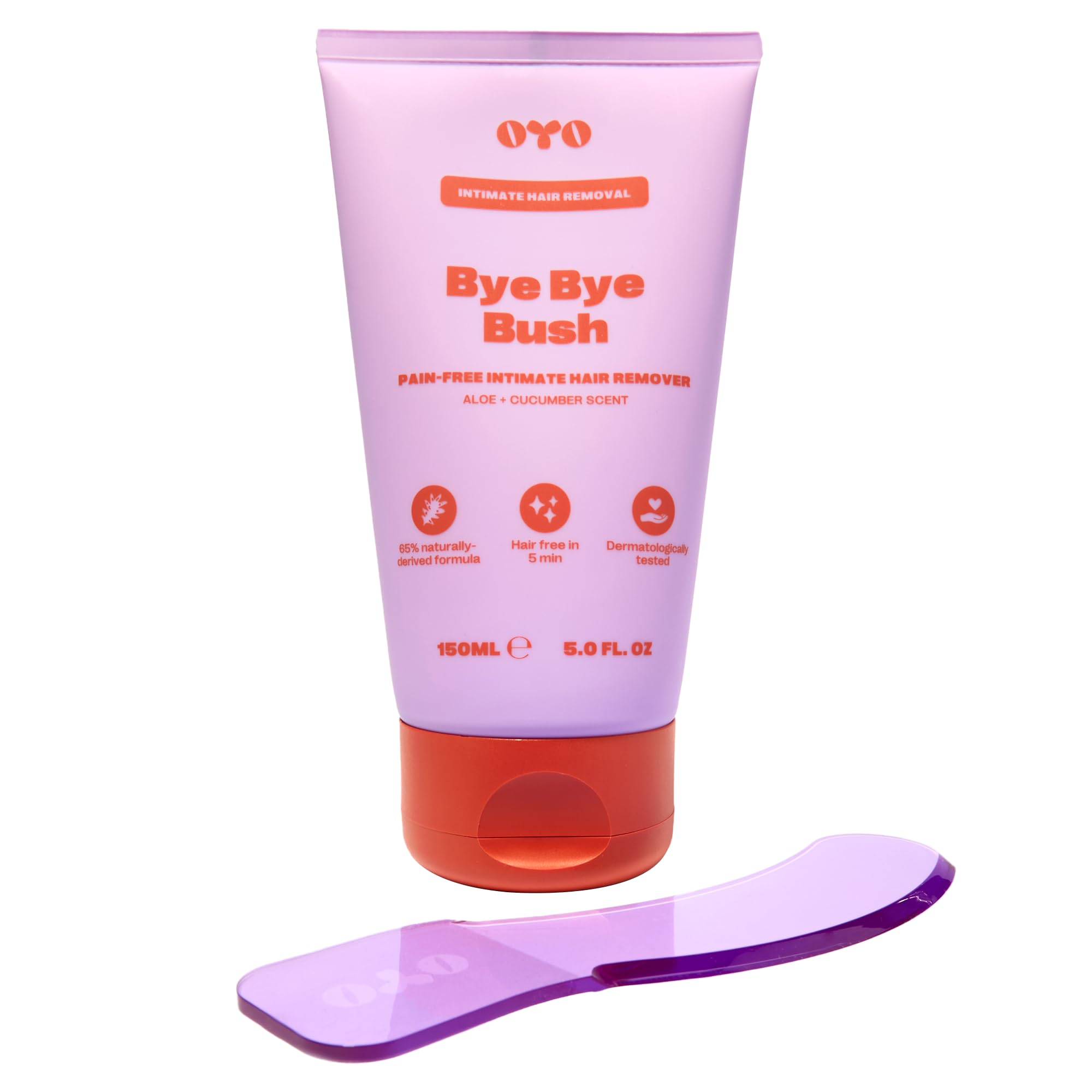 Bye Bye Bush by OYO Hair Removal Cream for Women Private Area Bikini Line Inner Thighs Armpits Sensitive