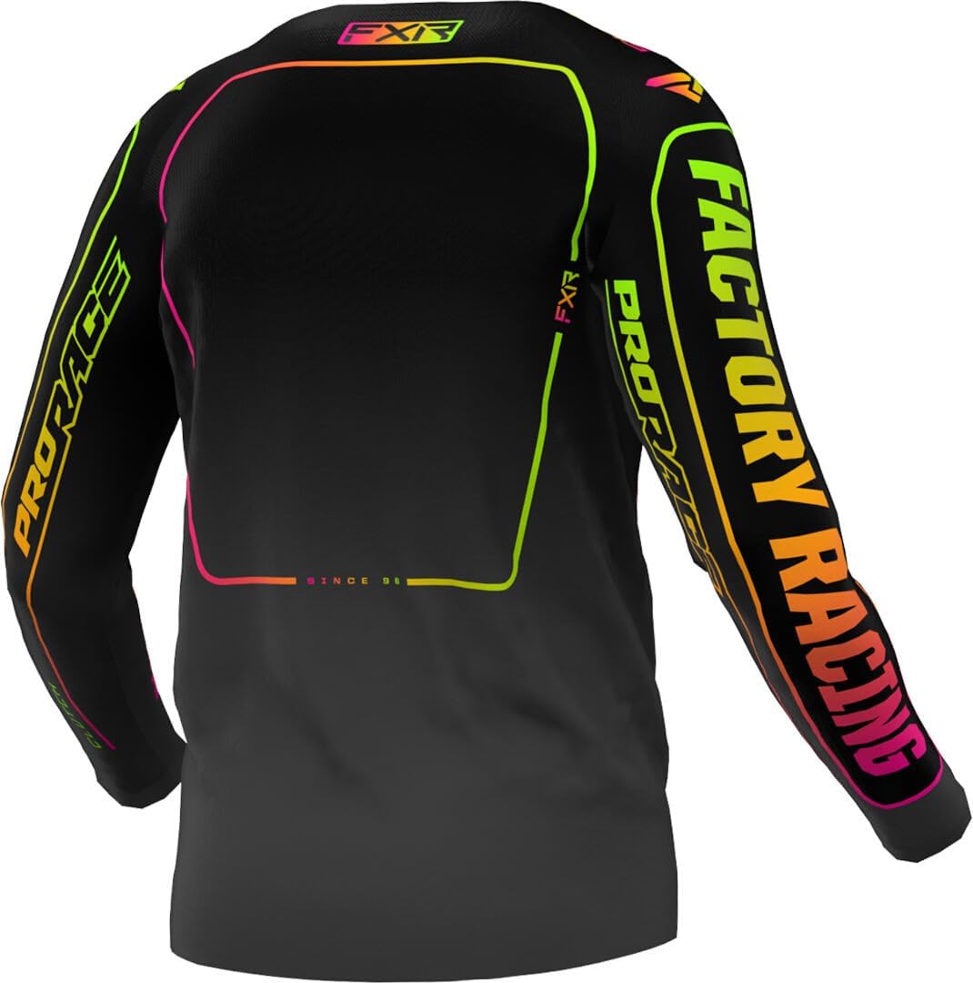 FXR Youth Clutch MX Jersey Lightweight Breathable Drop Tail