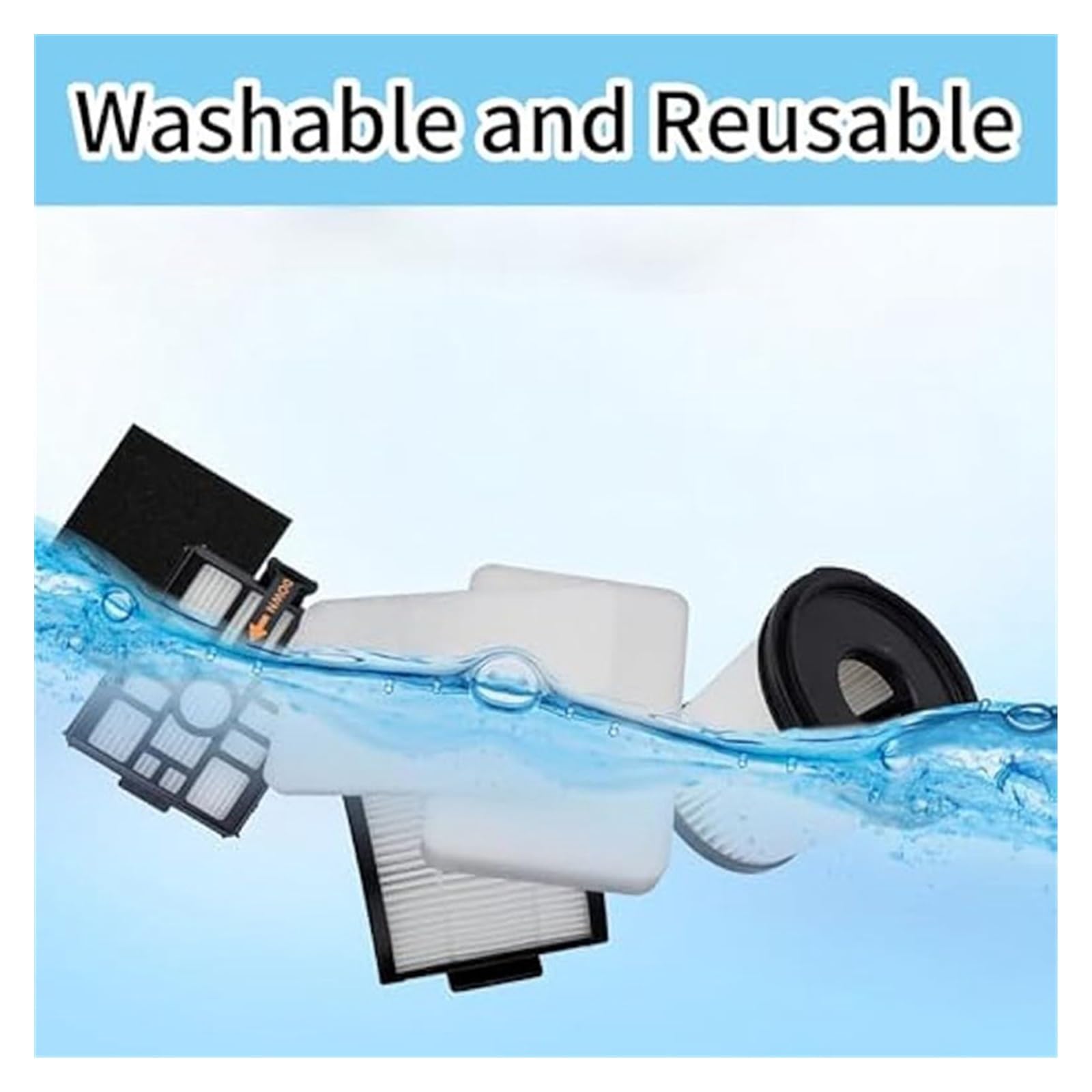 Filtros De Repuesto AT51-IW3511 IW1111 H, Compatibles Con Shark, IW3511, Detect, Pro, Ligeros, Inalámbricos, For Aspiradoras De Varilla