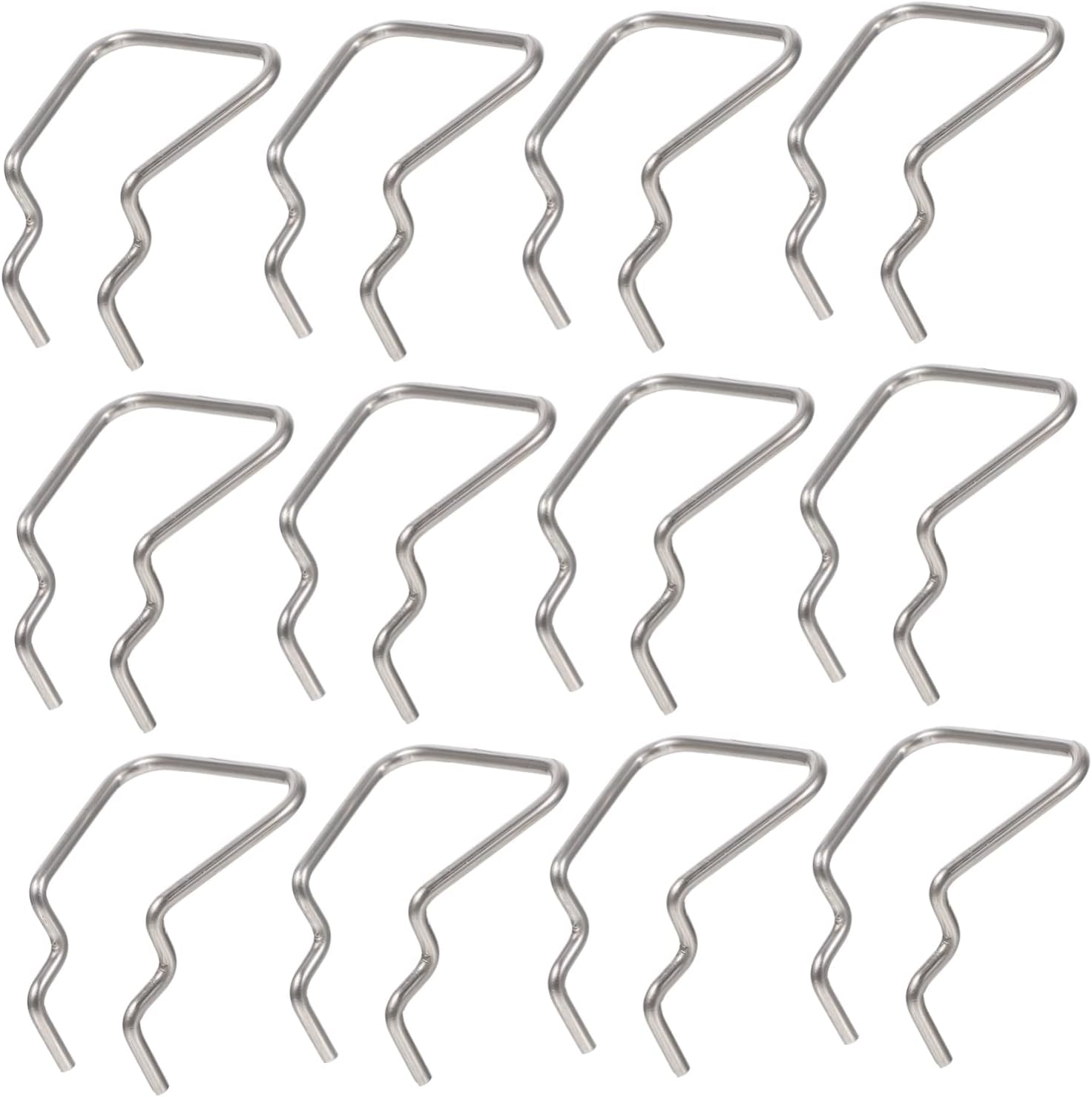 Housoutil 12pcs Hole Board Hook Tool Metal Hooks Stainless Steel s Hooks Pegboard j Hooks