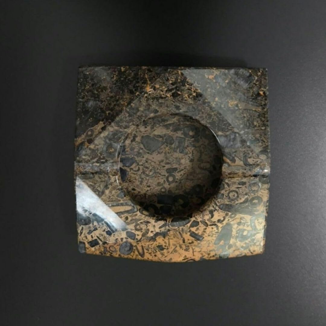 青銅製 魚彫刻 灰皿 専用箱付き 青銅製 魚彫刻 灰皿 専用箱付き