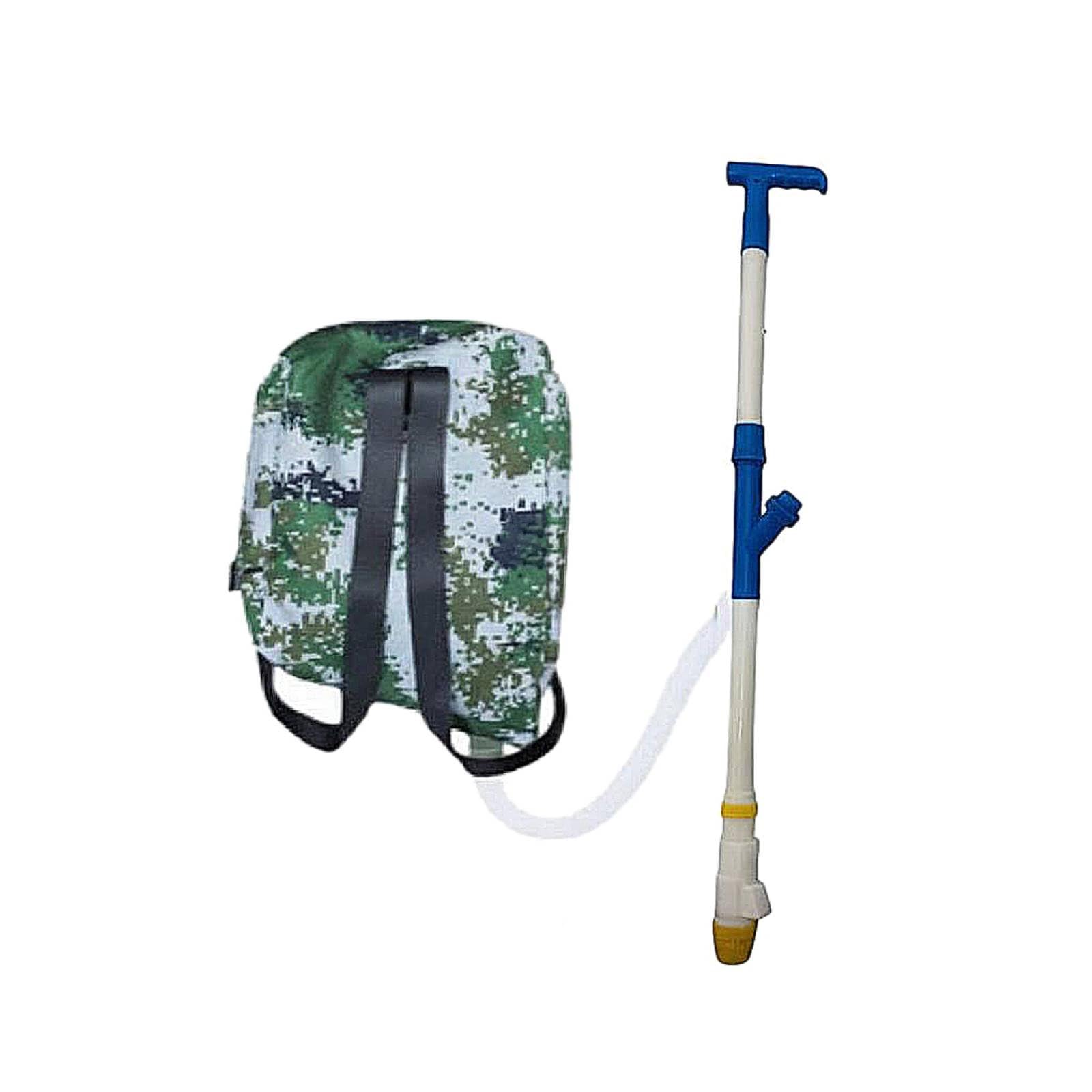Multi-Functional Backpack Fertilizer Applicator Quantitative Application Manual Point Fertilizer Tool Anti-Clog for Farmers, Gardeners, Farm, Garden, Orchard, Blue-Yellow, PVC Pipe-image-33