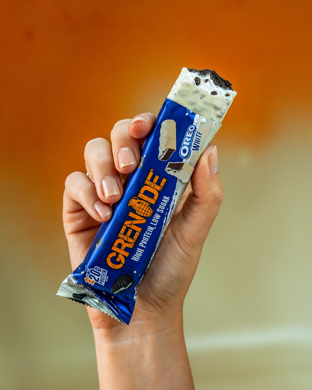 Grenade Barra de Proteína - OREO White, 12 x 60 g