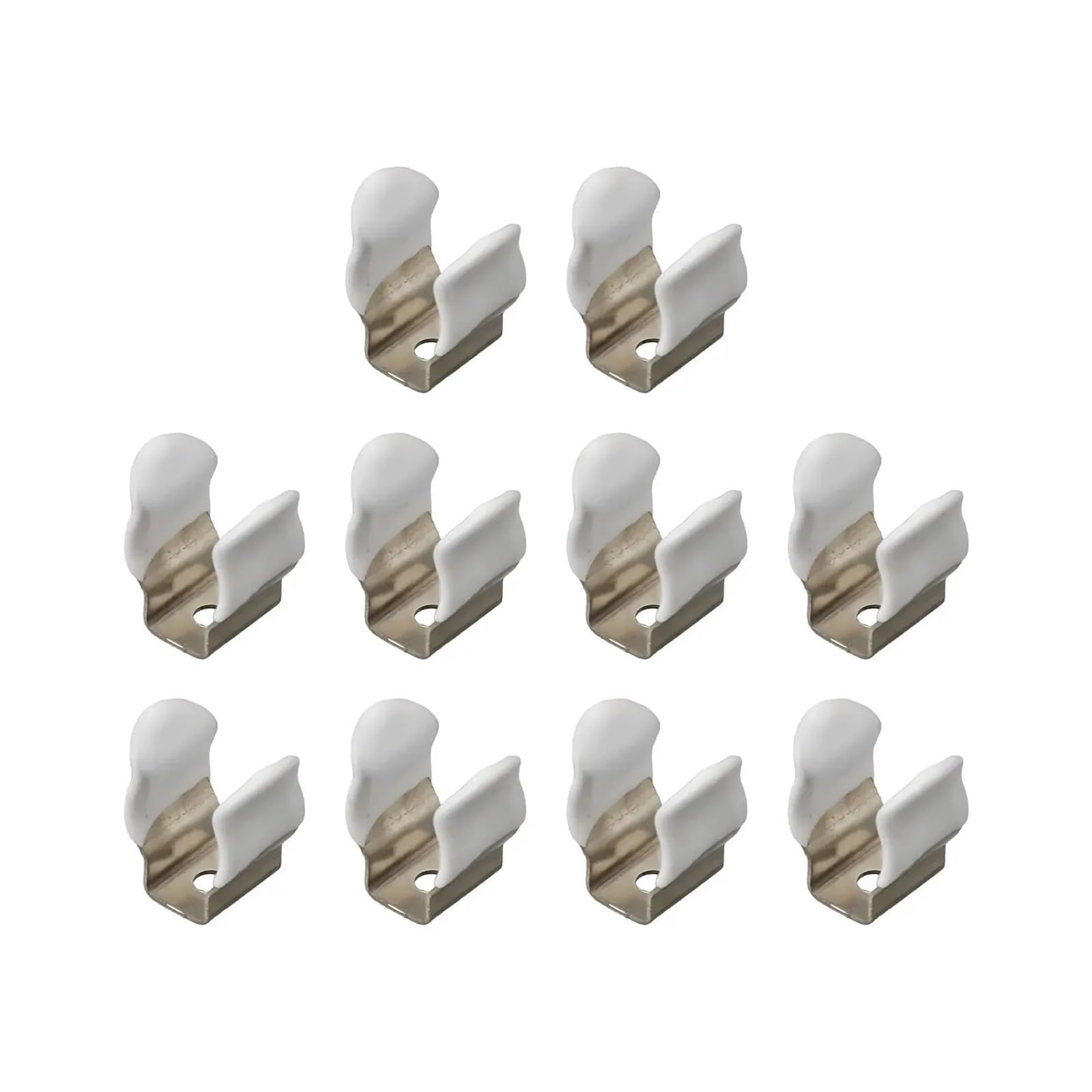 DWAMMEBRS U Clips Holder Bracket 10PCS Clamp Pipes Spring 10mm 12mm 16mm 19mm 25mm 28mm(25MM)