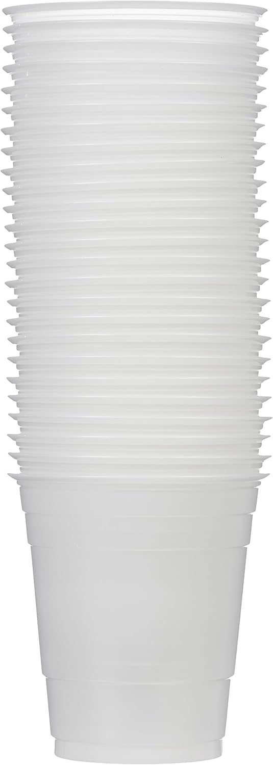 Exсluѕіvе Sресіаl Amazon Basics Plastic Cups, Translucent, 9 Ounce, Pack of 500